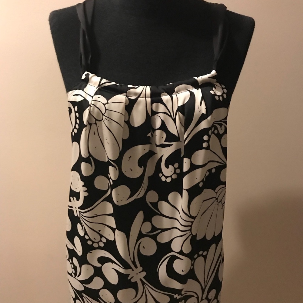 Black & White cami style blouse by Apostrophe